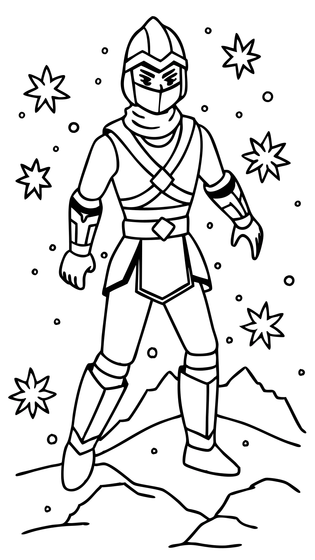 zane ninjago coloring page